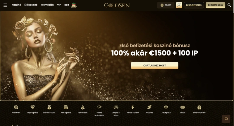 GoldSpin Homepage
